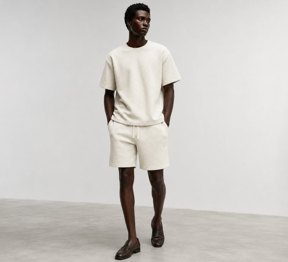 Ensemble Short Hawks Bay texturé : les accessoires qui changent le look