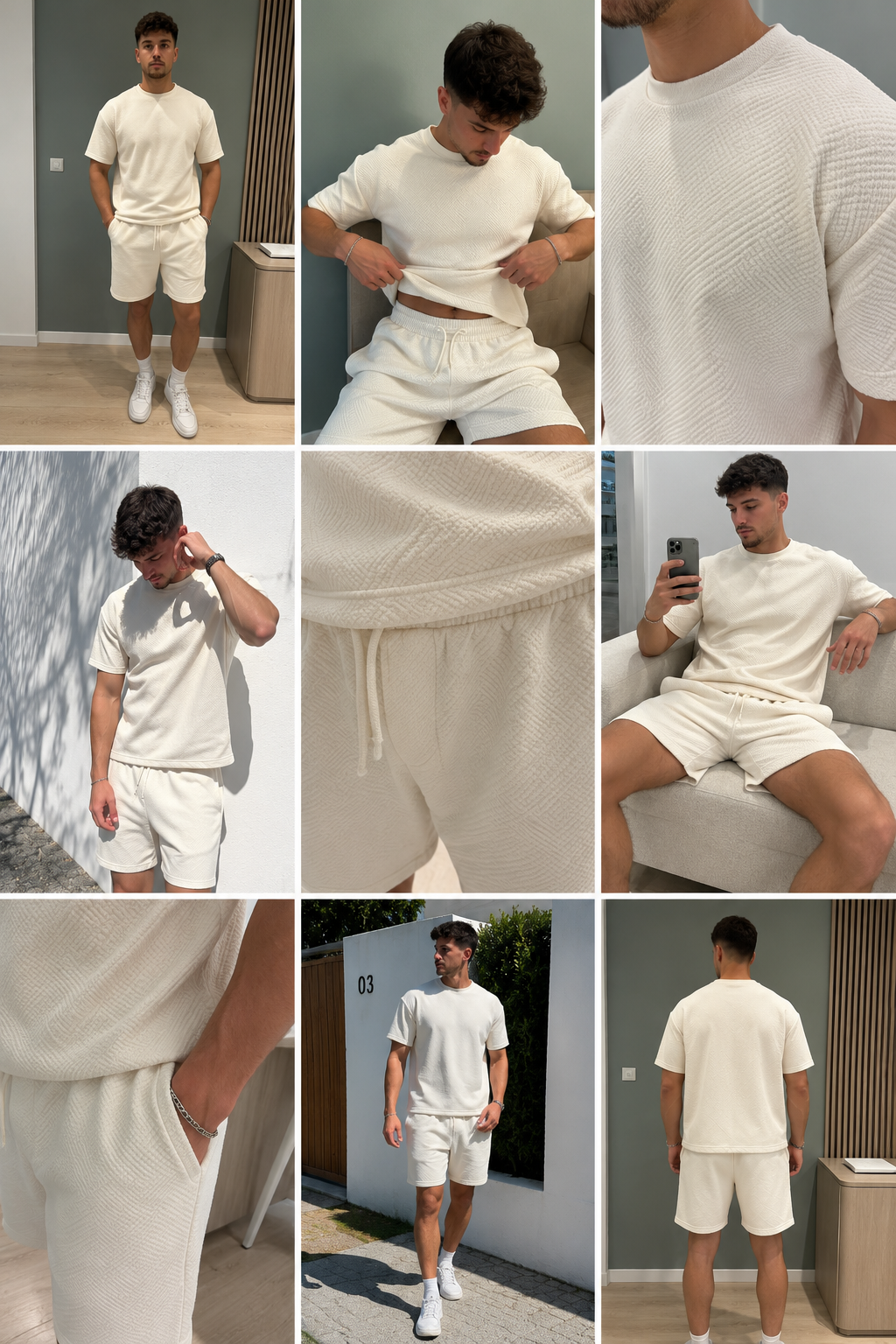 Ensemble Short Hawks Bay — Édition Texturée