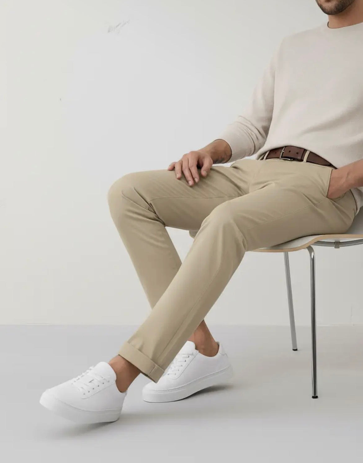 Hawks bay Pantalon en sergé extensible New Chino