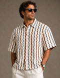 Hawks bay  Chemise à manches courtes texturée en crochet pour homme